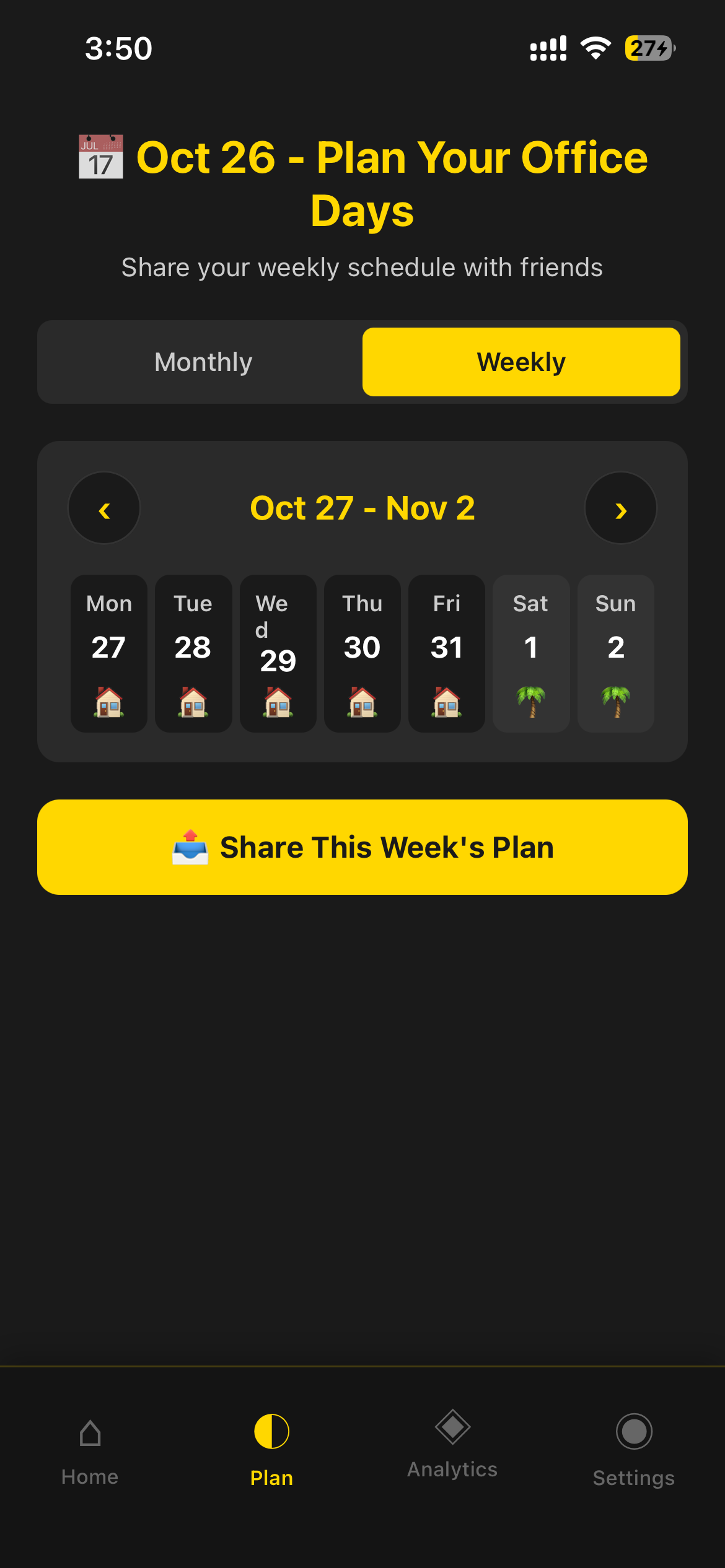Weekly Planner